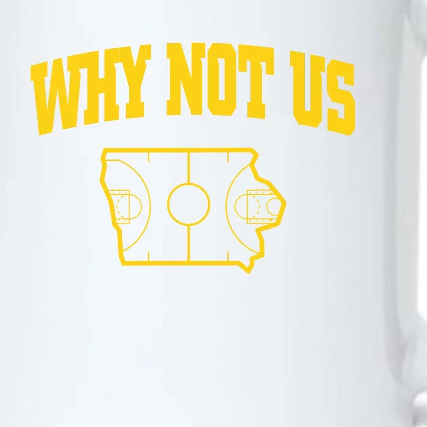 Why Not Us Iowa Black Color Changing Mug