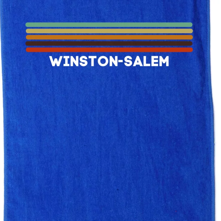 Winstonsalem Nc Us Cities Of America Retro Gift Platinum Collection Golf Towel