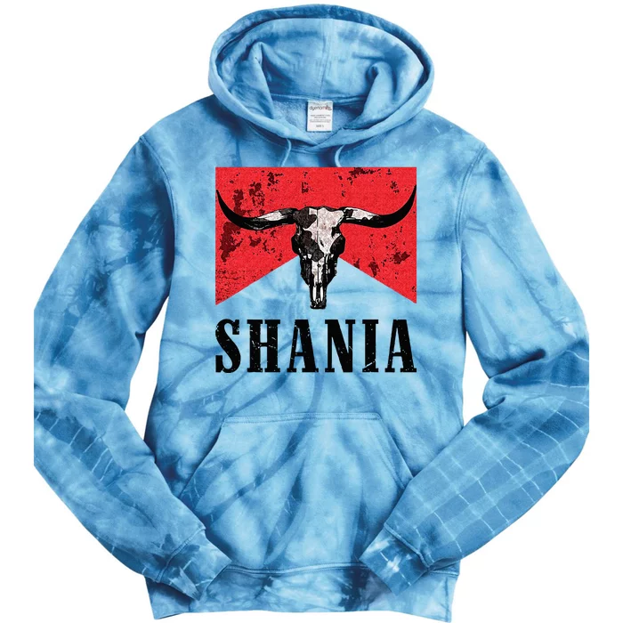 Western Name Vintage Cowboy Cowgirl Tie Dye Hoodie