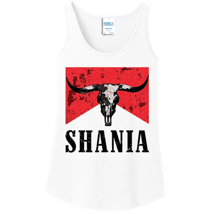 Western Name Vintage Cowboy Cowgirl Ladies Essential Tank