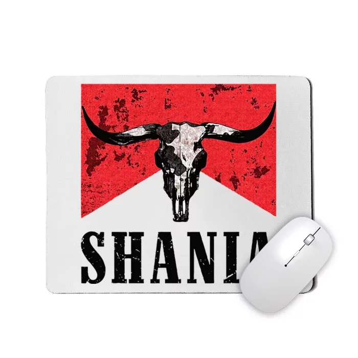 Western Name Vintage Cowboy Cowgirl Mousepad