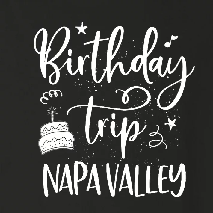 Wo Napa Valley Birthday Trip, Birthday Party Outfit, Girl Trip V-Neck Toddler Long Sleeve Shirt