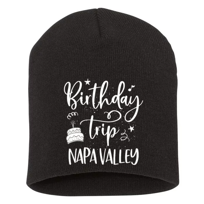 Wo Napa Valley Birthday Trip, Birthday Party Outfit, Girl Trip V-Neck Short Acrylic Beanie