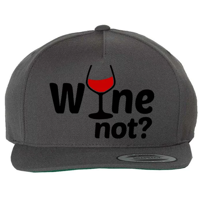 Wine Not Wool Snapback Cap