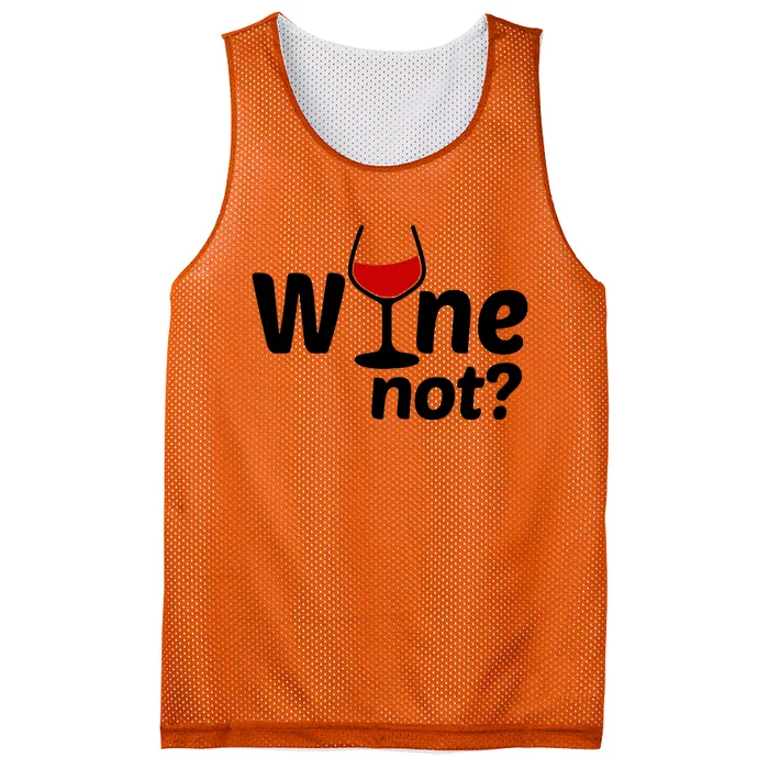 Wine Not Mesh Reversible Basketball Jersey Tank