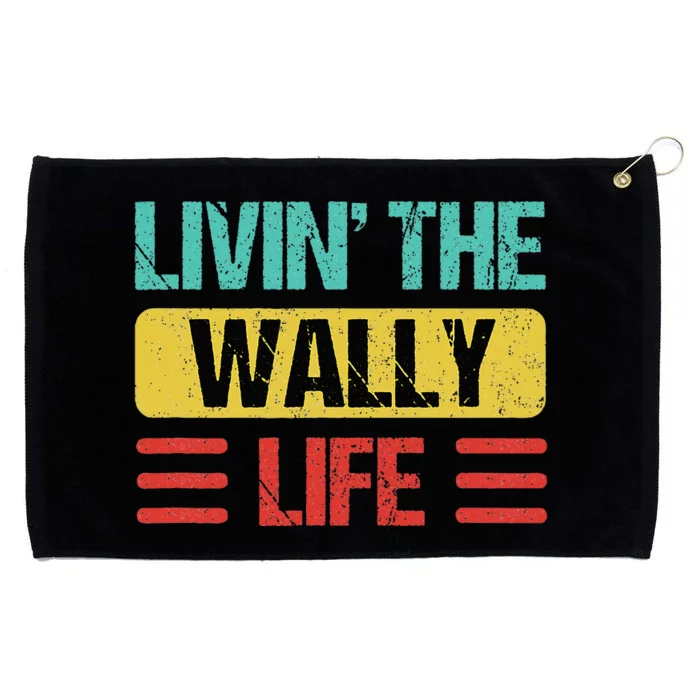 Wally Name Grommeted Golf Towel