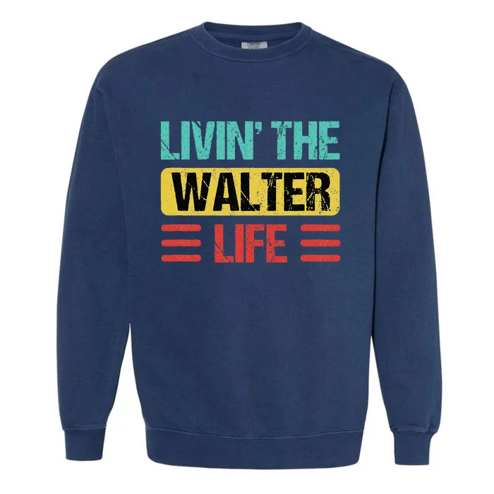 Walter Name Garment-Dyed Sweatshirt