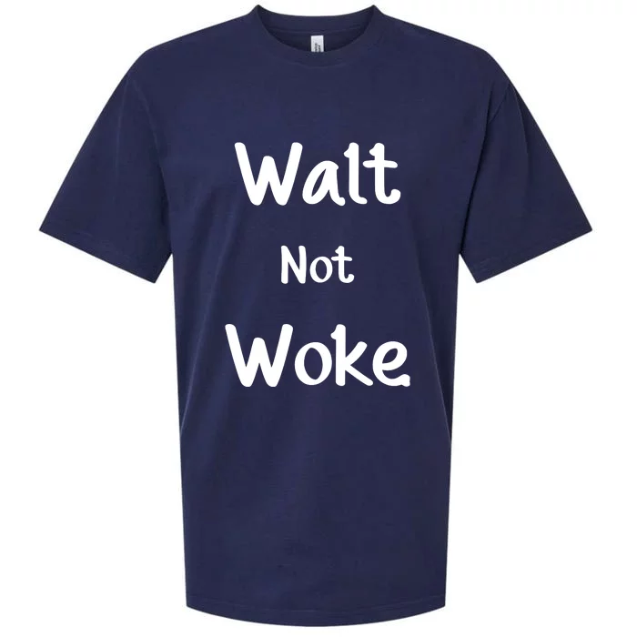 Walt Not Woke Funny Sueded Cloud Jersey T-Shirt