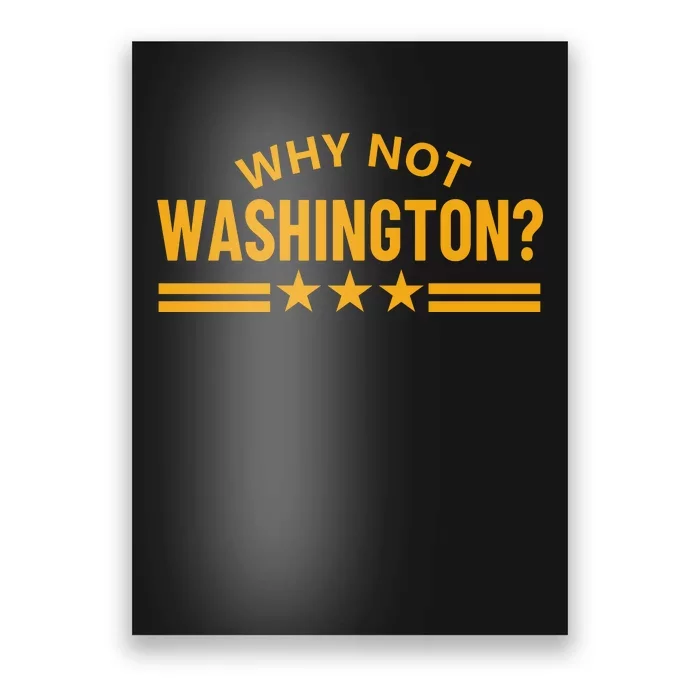 Why Not Washington Poster