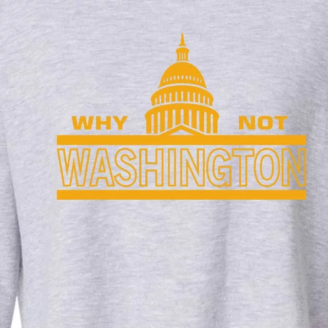 Why Not Washington Cropped Pullover Crew