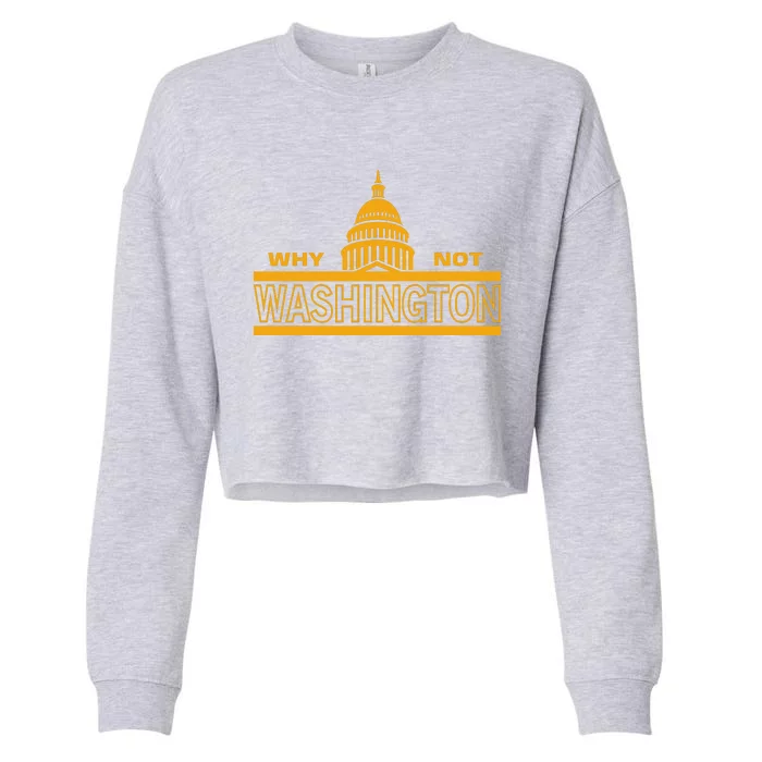 Why Not Washington Cropped Pullover Crew