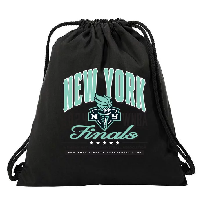 W.B.N.A New York Liberty Finals 24 In The Spotlight Drawstring Bag