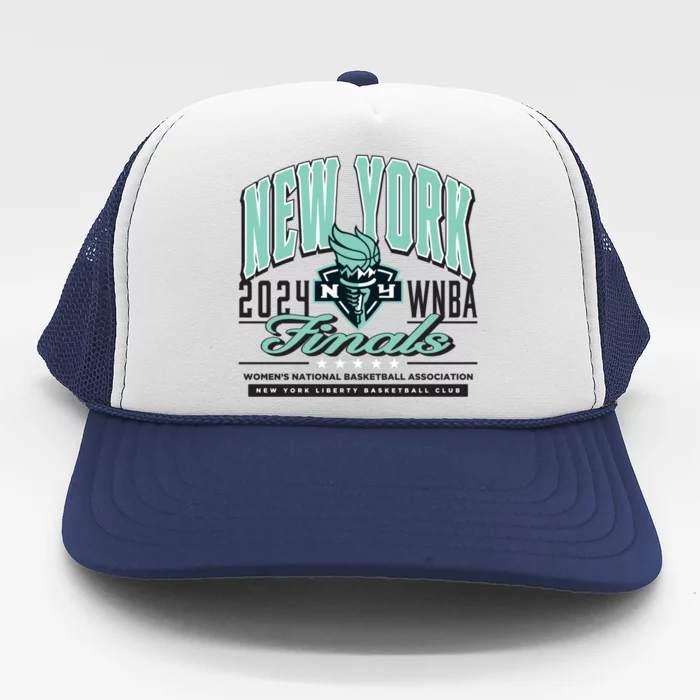 W.B.N.A New York Liberty Finals 24 In The Spotlight Trucker Hat