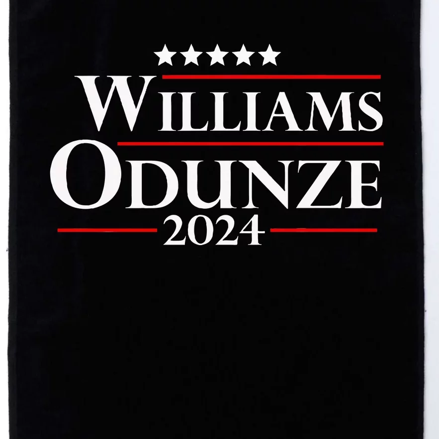 Williams Odunze 24 Williams Odunze 2024 Platinum Collection Golf Towel