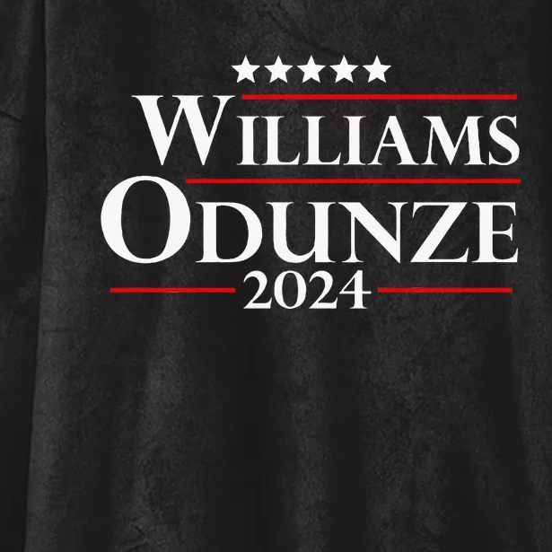 Williams Odunze 24 Williams Odunze 2024 Hooded Wearable Blanket