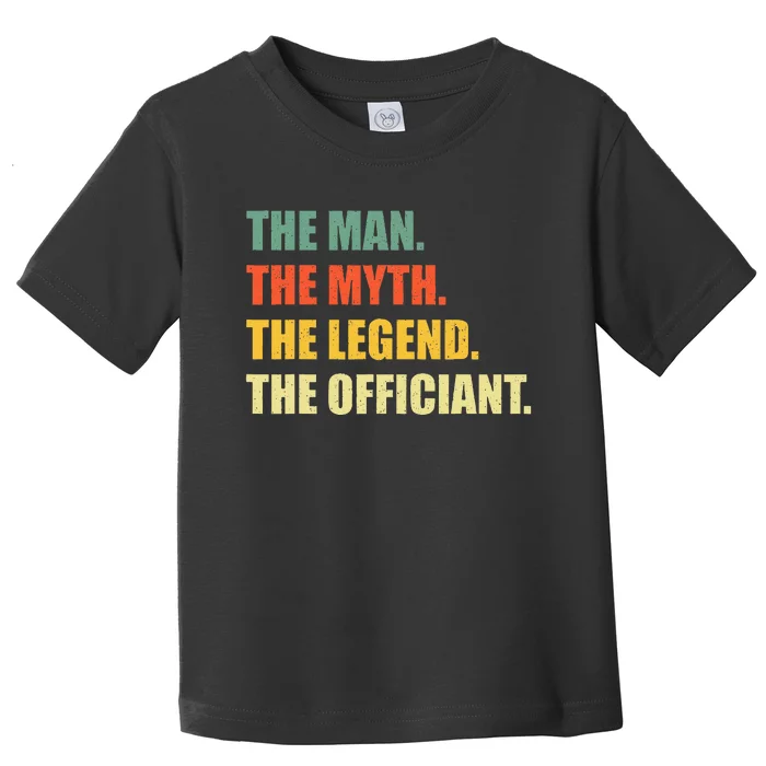 Wedding Officiant Art Ordained Minister Toddler T-Shirt