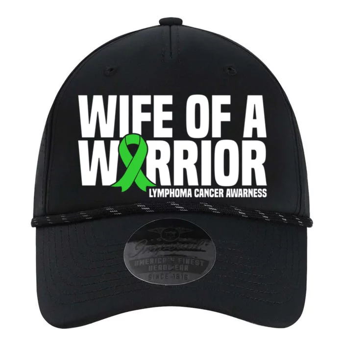 Wife Of A Warrior Green Ribbon Lymphoma Cancer Awareness Gift Performance The Dyno Cap