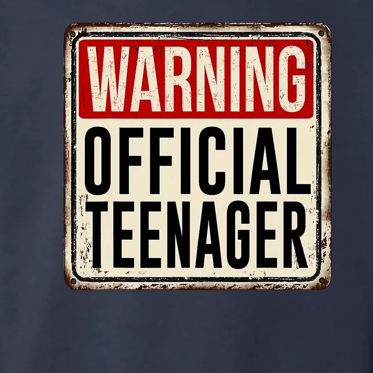 Warning Officially A Teenager Toddler Hoodie