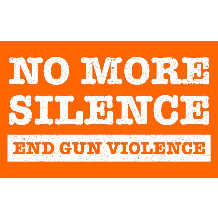 Wear Orange Anti Gun No More Silence End Gun Violence Ribbon Bumper Sticker