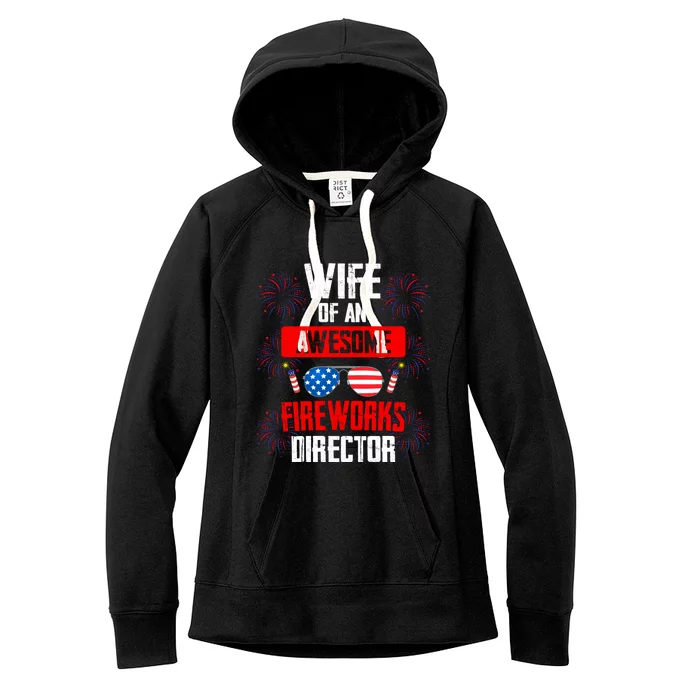 Wife Of An Awesome Fireworks Director Assistant Firework Gift Women's Fleece Hoodie