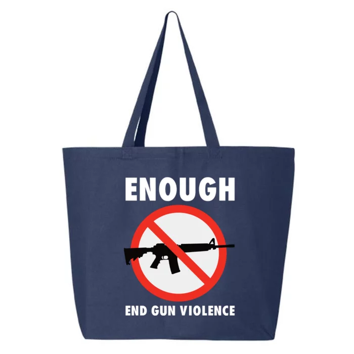 Wear Orange Anti Gun Sign Enough End Gun Violence 25L Jumbo Tote