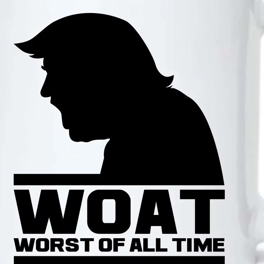 WOAT Anti Trump Worst Of All Time Black Color Changing Mug