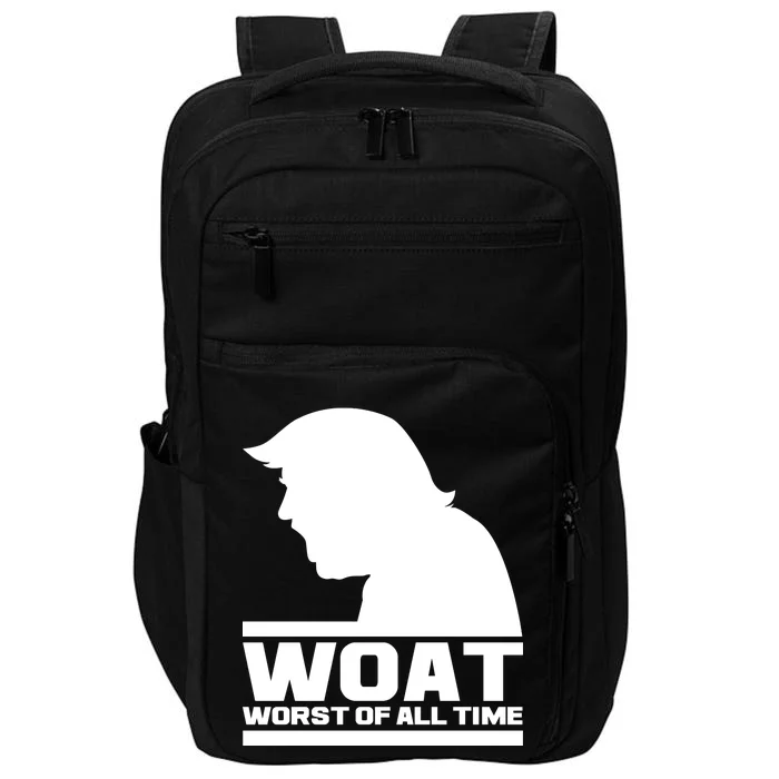 WOAT Anti Trump Worst Of All Time Impact Tech Backpack