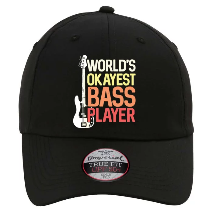 Worlds Okayest Bass Player Bassists Musician The Original Performance Cap