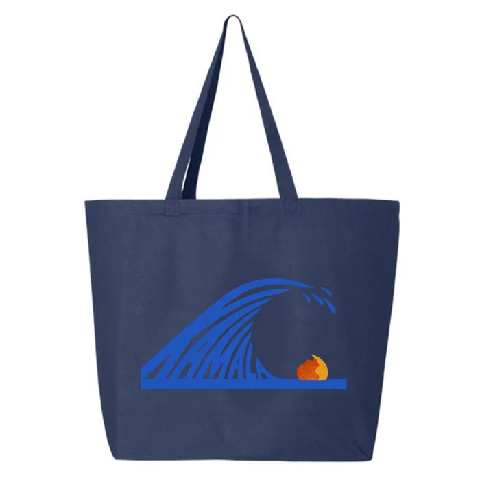 Wave Of Blue Kamala Harris Funny Anti Trump 25L Jumbo Tote