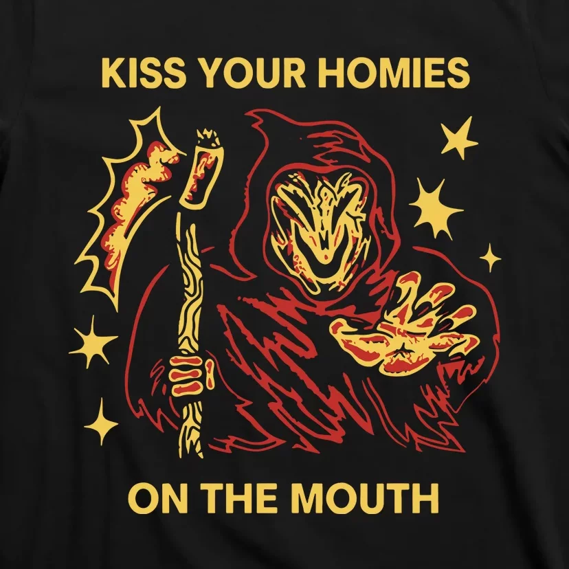 Wizard Of Barge Kiss Your Homies On The Mouth T-Shirt