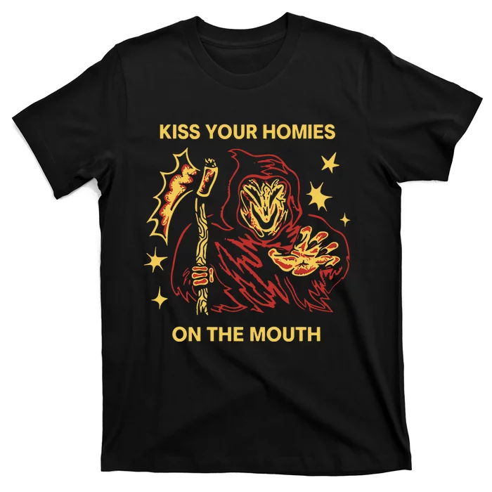 Wizard Of Barge Kiss Your Homies On The Mouth T-Shirt