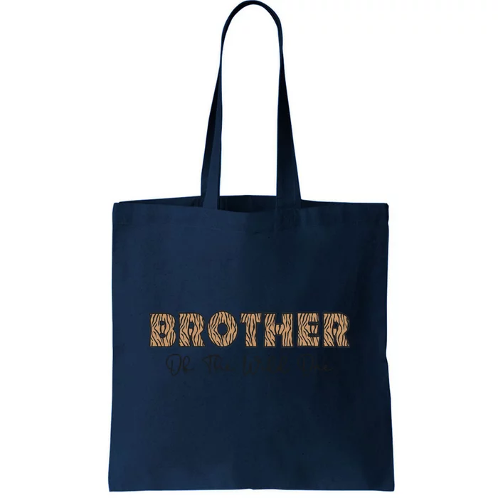 Wild One Brother Two Wild Birthday Outfit Zoo Birthday Animal Tote Bag