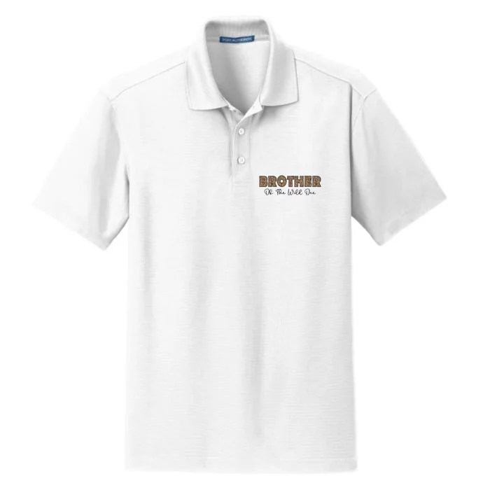 Wild One Brother Two Wild Birthday Outfit Zoo Birthday Animal Dry Zone Grid Performance Polo