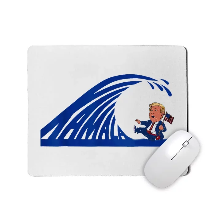 Wave Of Blue Cats For Kamala Funny Trump For Ladies For Guy Mousepad