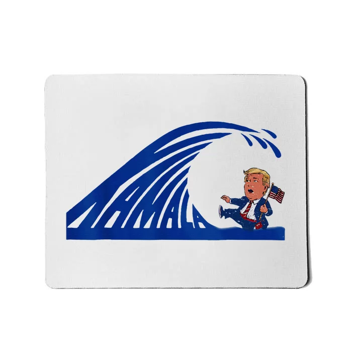 Wave Of Blue Cats For Kamala Funny Trump For Ladies For Guy Mousepad