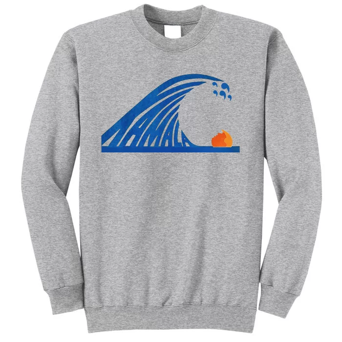 Wave Of Blue Cats For Kamala Tall Sweatshirt