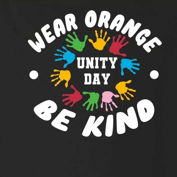 Wear Orange Be Kind Toddler Long Sleeve Shirt