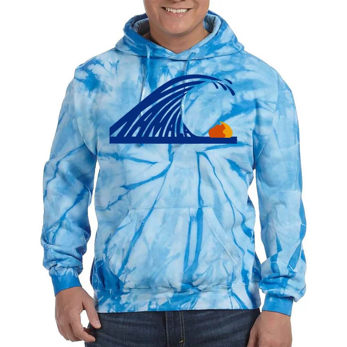 Wave Of Blue Cats For Kamala Funny Trump For Ladies For Guy Tie Dye Hoodie