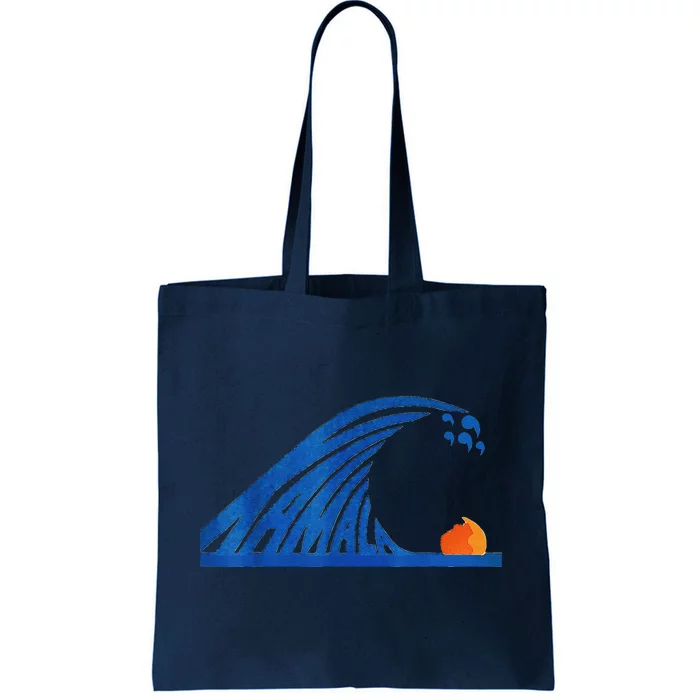 Wave Of Blue Wave Wave Of Blue Cats The Madam Bule Wave Tote Bag