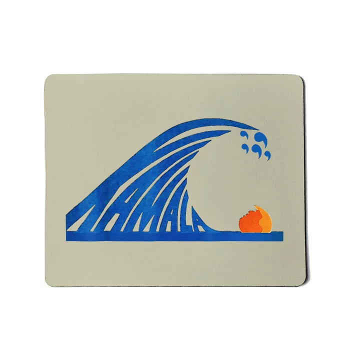 Wave Of Blue Wave Wave Of Blue Cats The Madam Bule Wave Mousepad