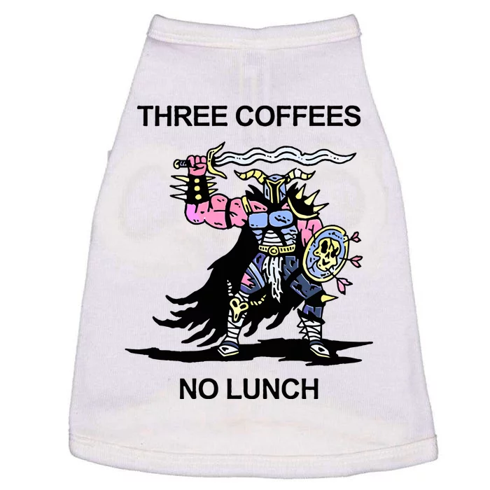 Wizard Of Barge Three Coffees No Lunch Doggie Tank