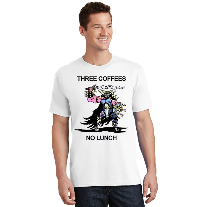 Wizard Of Barge Three Coffees No Lunch T-Shirt