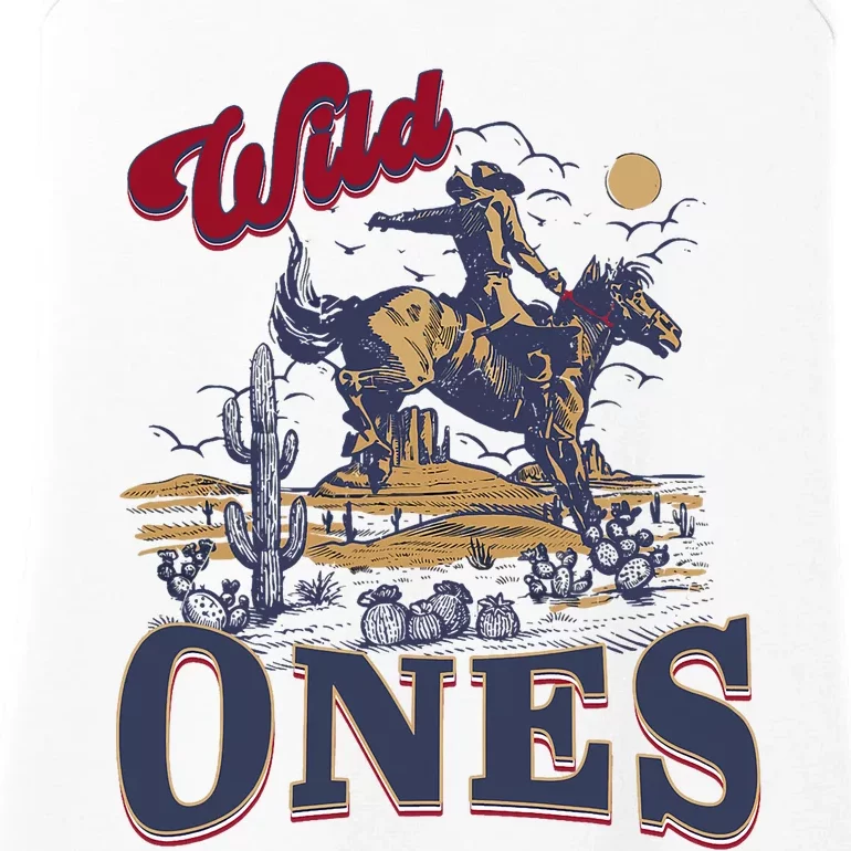 Wild Ones Cowboy Western Country Ladies Essential Tank