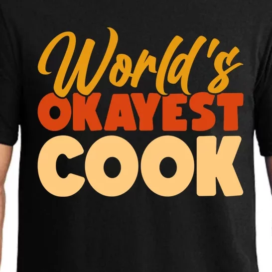 Worlds Okayest Cook Gift Pajama Set