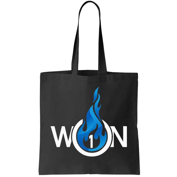 Won One Church Unity Blue Flame Tote Bag