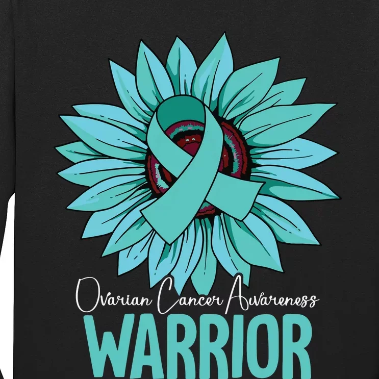 Warrior Ovarian Cancer Awareness Long Sleeve Shirt