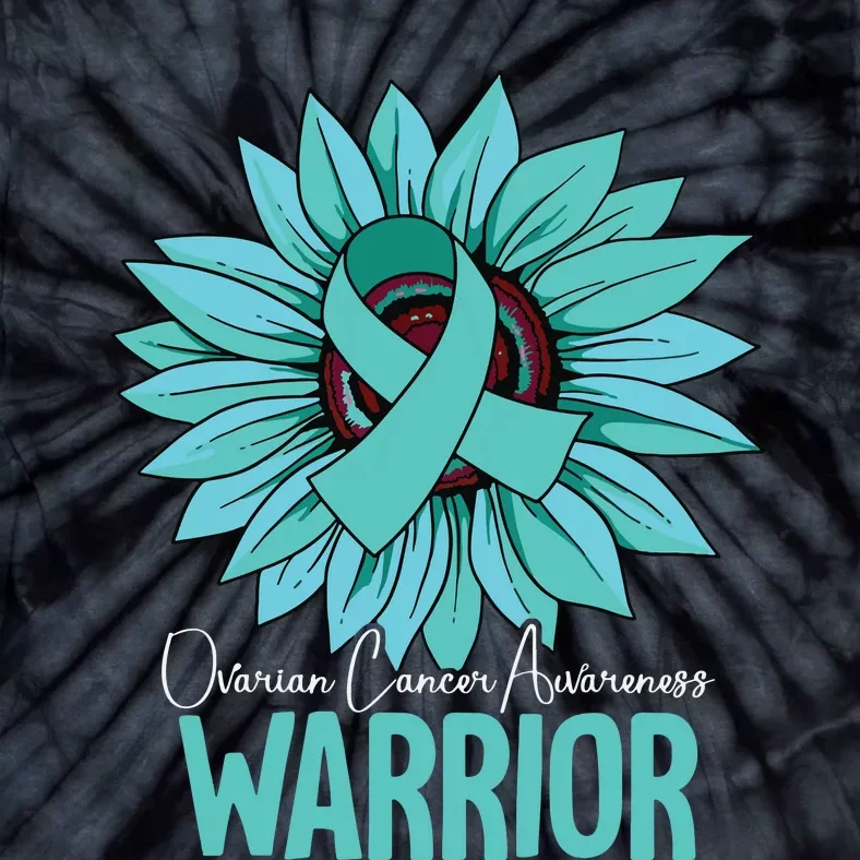 Warrior Ovarian Cancer Awareness Tie-Dye T-Shirt