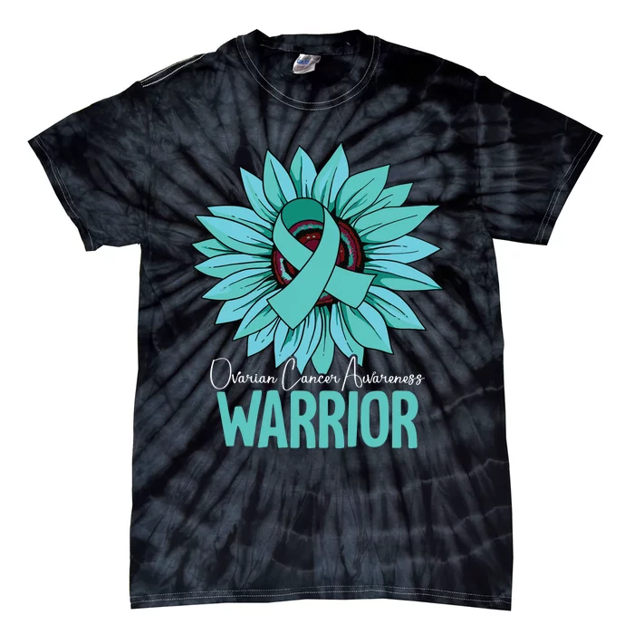 Warrior Ovarian Cancer Awareness Tie-Dye T-Shirt