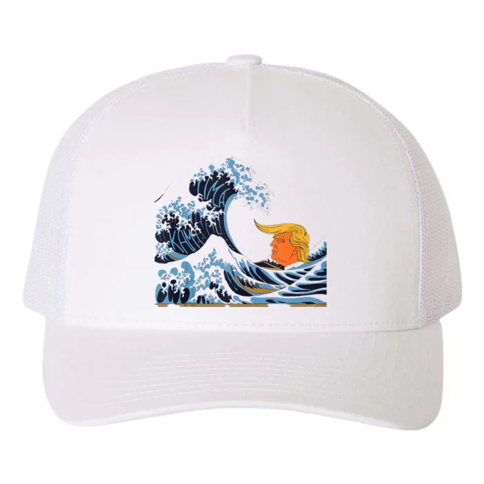 Wave Of Change KamalaS Surge Engulfs Trump Yupoong Adult 5-Panel Trucker Hat