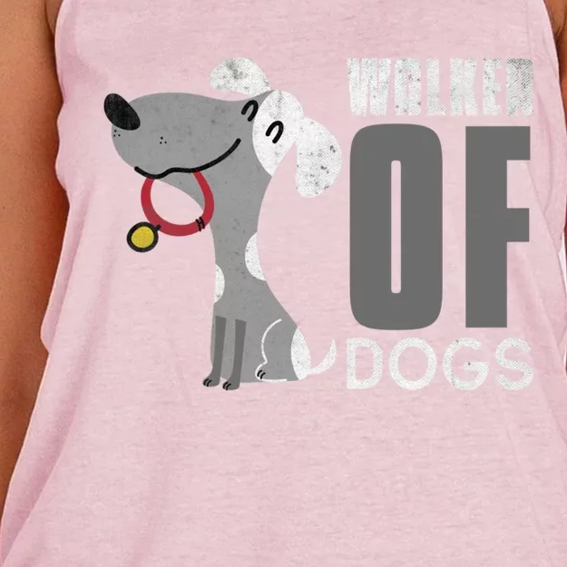 Walker Of Dogs For Professional Dog Walkers Trainers Gift Cool Gift Women's Knotted Racerback Tank